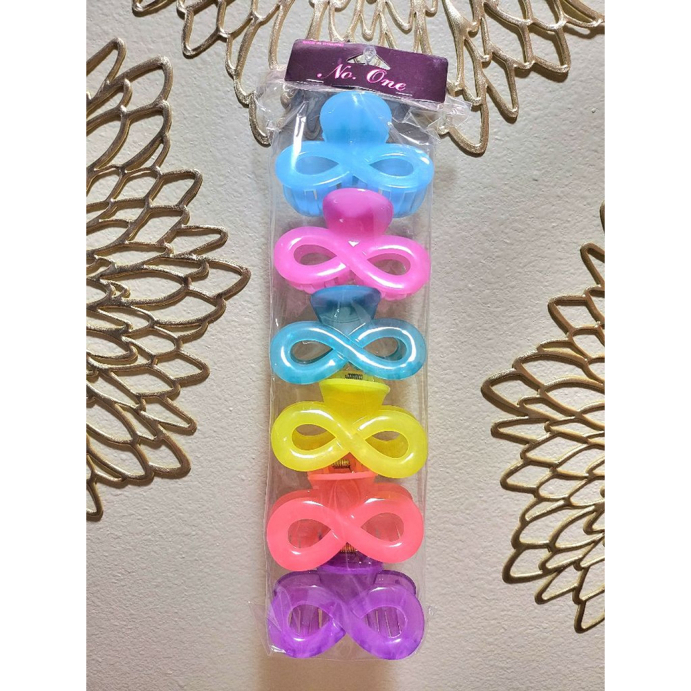 Women's Infinity Hair Clips Accessories Multicolor set